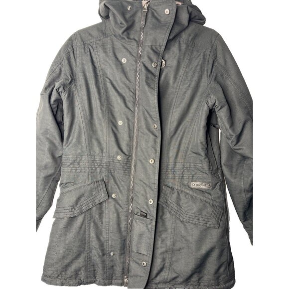 BURTON Dry Ride Snap & zip Up Black/Purple Ski Hooded Jacket Women's Size Small - Picture 4 of 16